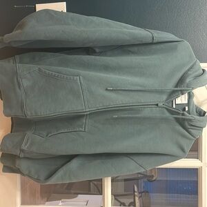 Aritzia boyfriend fit zip up